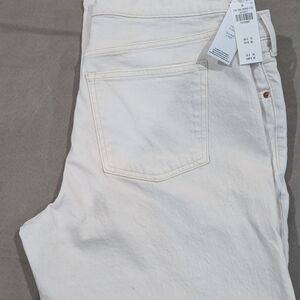 Abercrombie & Fitch Cream Wide Leg Pants
